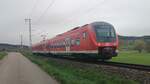 Ein noch Verkehrsroter 440-016 fährt hier zwischen Entringen und Pfäffingen als RB63 (22858) nach Bad Urach.

Aufgenommen am 03.04.2024 um 09:32 Uhr