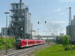 440 533 fuhr am 6.6.10 als RB nach Aalen in Harburg ein.