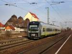 Der 440 901 als Ag nach Plattling am 12.03.2011 bei der Einfahrt in Obertraubling.