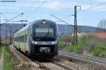 Ag 84417 in Form von 440 907 auf der Fahrt von Neumarkt (Opf.) nach Plattling bei Regensburg-Prfening, 10.04.2012