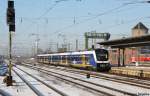 ET 440 223 erreicht als RS1 aus Bremen Vegesack kommden den Bremer Hauptbahnhof.