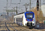 442 157-5 National-Express als RB48 nach Wuppertal bei der Ausfahrt vom Bf Sechtem - 14.02.2017