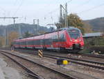 Der Rostocker 442 841,an der Nordausfahrt,aus Bergen/Rügen am 20.Oktober 2017.