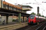 DB 442 708 als RB 12220 aus Koblenz Hbf, am 10.07.2012 in Trier Hbf.