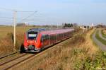 Einer der ersten Hamster war der 442 338 auf der S3 Rostock-Laage-Güstrow am 31.10.13 in Dahlwitzhof