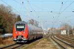 442 345 als S1 aus Warenmünde nach Rostock.