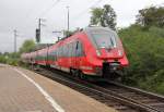 Am 14.09.2014 schlich sich in Eichenberg aus Richtung Osten kommend der 442 255/755 des RSX (Rhein-Sieg-Express) heran.