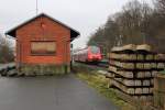 442 105 DB Regio in Michelau/ Oberfranken am 19.12.2015.