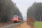 442 773 DB Regio bei Seehof am 08.03.2016.