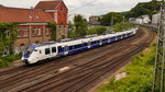 nationalExpress bei der Einfahrt Wuppertal-Elberfeld aus Ri.