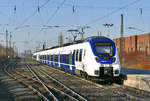 9442 157-5 National-Express 657/858 als RB48 nach Wuppertal-Oberbarmen bei der Ausfahrt aus dem Bf Sechtem - 14.02.2017