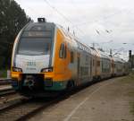 445 111-8 als OE2(RE 37359)von Cottbus nach Wismar bei der Einfahrt im Bahnhof Bad Kleinen.30.06.2013