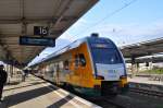 Die ODEG fährt am 10.05.2014 mit Sonderzug 79433 zum Hafenfest nach Hamburg ab Berlin Lichtenberg Gleis 16