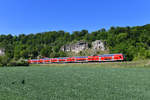 445 075 als RB am 08.05.2018 bei Hagenacker.