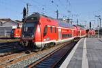 445 058-4 fährt am 17.11.2018 als RE54 (RE4616) von Bamberg nach Frankfurt(Main) Hauptbahnhof in den Würzburger Hauptbahnhof ein.