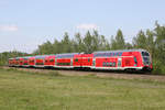 445 087 ff als RB nach Nürnberg wird wegen einer Weichenstörung über den Rangierbahnhof München Nord umgeleitet (Nachschuss), 16.05.2020