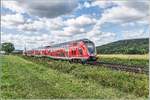 445 064-1 ist am 26.08.2020 in Richtung Frankfurt/M.