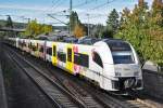 460 501-0 und ...517-6 beim Verlassen vom Bf Remagen in Richtung Bonn - 14.10.2011