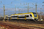 Siemens Desiro 1462 515-6 fährt beim badischen Bahnhof ein.