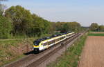 463 022-4 und 463 083-6 als RB 17115 (Offenburg - Freiburg(Brsg)Hbf) bei Niederschopfheim 21.4.22