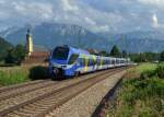 430 003 (ET 303) als M nach München am 08.08.2014 bei Niederaudorf.