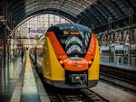 HLB Alstom Coradia Continental 1440 167-3 (ET 167) am Hauptbahnhof Frankfurt als RB nach Hanau