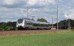 Am 16.05.16 rollt 1442 118 als RB von Falkenberg(E) nach Bitterfeld durch Burgkemnitz.