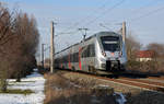 1442 302 war am 29.01.17 von Magdeburg aus nach Leipzig-Connewitz unterwegs.