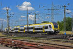 Siemens Desiro 1462 511-5 fährt am 10.06.2022 beim badischen Bahnhof ein.