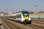 442 326+xxx als MEX17 nach Mühlacker am 09.02.2023 in Stuttgart-Zuffenhausen.