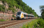9442 103 von abellio war am 22.06.19 von Jena Saalbahnhof unterwegs nach Saalfeld(S).