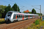 9442 302 von abellio mit dem RE 17 nach Erfurt Hbf, am 02.09.2016 in Leipzig-Rückmarsdorf.