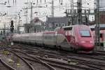 Thalys 4304 bei der Ausfahrt aus Kln 16.3.2013