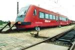 ET 2000 Neige-Zug Einzelstck Bergbau & Erlebnissbahn Ferropolis  Grfenhainichen Juli 2005.