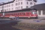 ET 30 (BR 430) in Ludwigsburg, dahinter das alte Bahnhofsgebude.