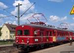 Motorwagen BDyg 465 006-5 des ET 65 der SVG (Schienen Verkehrs Gesellschaft, Stuttgart) am 06.05.2007 in Schorndorf.