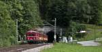 Mit dem Roten Heuler im Schwarzwald unterwegs - 465 005 der SVG am 1.