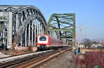 2 472 als S31 (Altona-Harburg Rathaus) am 14.02.2019 auf der Norderelbbrücke in Hamburg