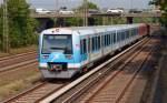 474 034 fuhr am 30.06.14 durch Hamburg-Hausbruch seinem Ziel Hamburg-Neugraben entgegen.