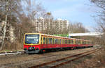 S-Bahn Berlin 481 xxx // Berlin; Aufgenommen in der Nähe der S-Bahn-Station Sundgauer Straße.