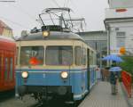 Jubilum 5 Jahre Ringzug: Triebwagen T5 der Trossinger Eisenbahn  in Trossingen Stadt 13.9.08