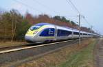 Siemens Velaro e320 ( Eurostar)f�r GB (3740)am 28.3.2013, im Testring PCW, Wegberg Wildenrath