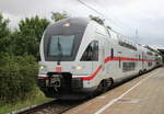 4110 609-3 als Leerzug von Rostock Hbf nach Warnemünde bei der Durchfahrt im Haltepunkt Rostock-Holbeinplatz.03.07.2020  