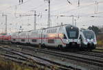 4110 110-2 als IC 94(Wien-Warnemünde)bei der Einfahrt im Rostocker Hbf.28.11.2020