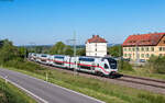 4110 105 als IC 284 / RE 50284 (Zürich HB / Singen - Stuttgart Hbf) bei Eutingen 10.5.25