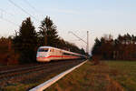 401 076 DB Fernverkehr  Interlaken  als ICE 704 (München Hbf - Hamburg-Altona) bei Bamberg, 24.03.2021