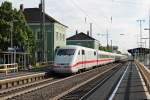 Durchfahrt am Nachmittag des 17.04.2014 von 401 506-1  Itzehoe  in Müllheim (Baden).