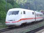 Ein ICE 1 durchfhrt Geislingen (Steige) am 13.05.2007, noch relativ frh am morgen