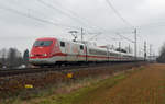 Der Duplo-ICE verkehrte am 27.01.18 als ICE 599 von Hamburg nach München.