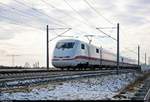 Nachschuss auf 401 562 (Tz 162  Geisenheim/Rheingau ) als ICE 599 (Linie 11) von Hamburg-Altona nach München Hbf, der bei Dieskau auf der Neubaustrecke Erfurt–Leipzig/Halle (KBS 580)